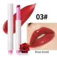 thumbnail image 2 of Push Up Lipstick with Pearl Shimmer, Rose Scented Mirror Shine Gloss, Hydrating Sparkle Tinted Balm for Glass Lips, Twist Tube for Daily Wear, 2 of 6