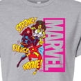 thumbnail image 3 of Marvel - Super Hero Women Sound Effects Cropped Graphic T-Shirt, 3 of 5