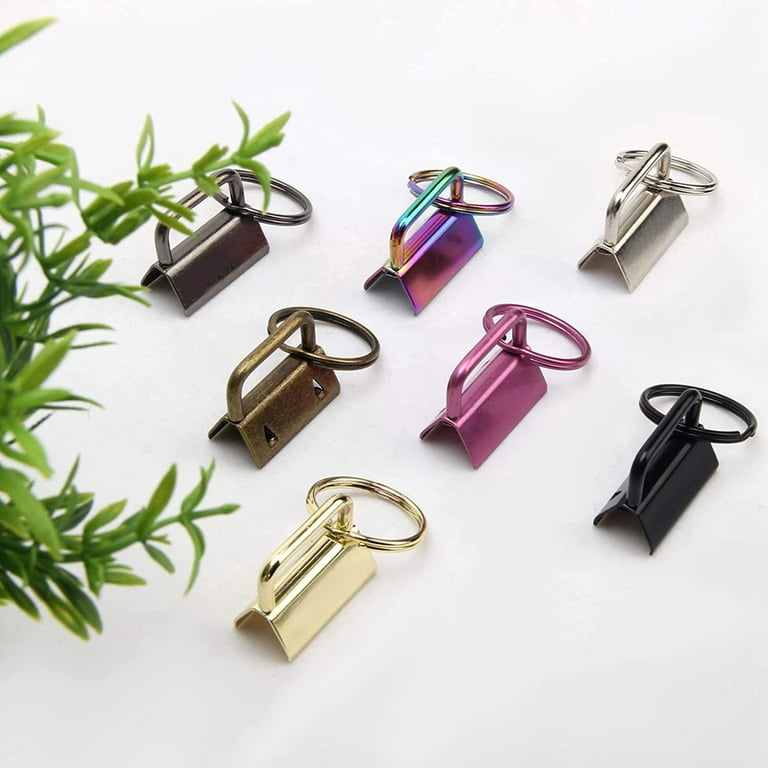 Key Fob Hardware Set,lanyard Wristlet Keychain Hardware With  Keyring,leather Tassel Keychain Pendan