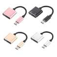 thumbnail image 4 of PAMINGONO Adaptador USB C Con Chip Y Cable Tpe Para Audio Y Carga En Negro Portátil, 4 of 8