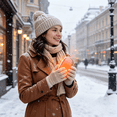 thumbnail image 3 of HIBIBUD 2026 New Hand Warmers Rechargeable 2400Mah Electric Hot Hands Hand Warmers Portable Pocket Heater for Women Man Camping Winter Warm Cell Phone and You Hand Warmer, 3 of 7