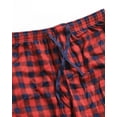 thumbnail image 4 of Active Club Plaid Fleece Mens Pajama Pants 3 Pack Set - Mens Fleece Pajama Pants - Mens Lounge Pants with Pockets - Mens PJ Pants (Buffalo Plaid 3-Pack, 4X), 4 of 5