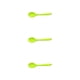 thumbnail image 2 of Bearachild Cuchara de silicona Cuchara de sopa de vajilla profesional de mango largo Verde Type1 NO1, 2 of 6