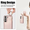 thumbnail image 2 of ELEHOLD Case for Samsung Galaxy A14 5G, Magnetic Closure Kickstand Zipper Wallet Case with 3 Card Slots & Ring Holder,Shockproof RFID Blocking Phone Case,Rosegold, 2 of 8