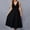 *Black, variant on Women's V Neck Sleeveless A Line Midi Dress, Empire Waist Cocktail Party Dress Green,Women's Plus XXXXXL