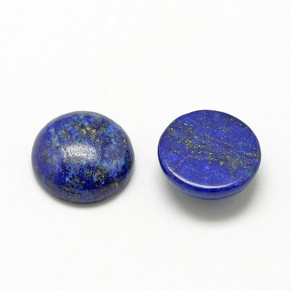 CA985 - 10 pcs Lapis Lazuli Blue Stone Embellishment Cabochons - 8mm - Round