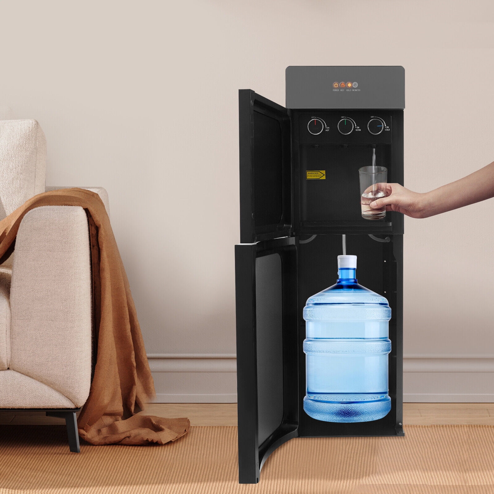 Hot & Cold Water Dispenser Home Water Dispenser, Modern Bottom-Loading Water Dispenser