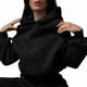 thumbnail image 1 of Conjunto de 2 Piezas para Mujer: Sudadera con Capucha de Gran Tamaño, Pantalones Deportivos Y2K, Ropa de Otoño Negro S, 1 of 6