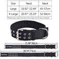 thumbnail image 4 of Miaocao Heavy Duty Adjustable Dog Collar, 2 Inch Wide Military Thick Dog Collars for Large Dogs, Breathable Nylon Pet Collar with Metal Buckle & D Ring, 4 of 6