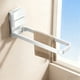 thumbnail image 4 of Porta Toallas de Hierro Plegable con Ventosa para Baño, Resistente a la Oxidación, Diseño Ahorrador de Espacio, Blanco o Gris, 22.4x6.2cm, 4 of 6