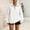 White, variant on Sevevn Women's Zip Up Front Pocket Hooded Solid Color Fleece Sweatshirt Fall Winter