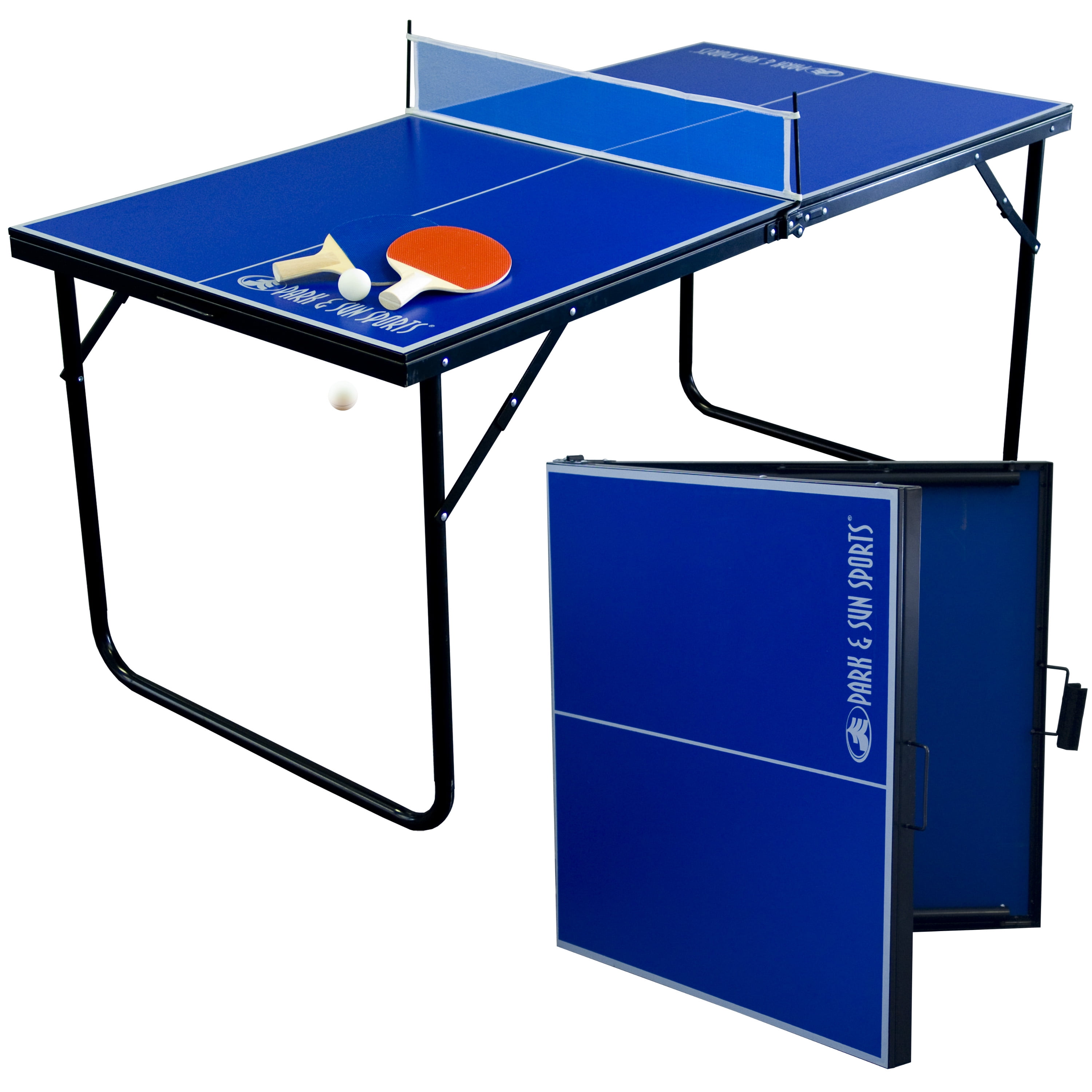 One Plastic Ball Entire Mini Table Tennis Sports Set Ping Pong Set for Kids Yellow One Mini Net Set with Suction Stands Set Includes Two Mini Size Rackets Sunflex Mini Table Tennis Set 