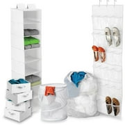 Honey Can Do Back To School Home Organization Kit, White