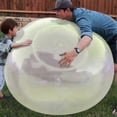 thumbnail image 5 of 2 piezas de pelota de burbujas para niños, juguete inflable gigante para playa, pelota de goma para playa, globos de gelatina para niños, se pueden inflar 120 cm, amarillo, 5 of 5