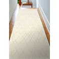 thumbnail image 1 of Bashian EVEREK 5364 Collection Machine Made Polypropylene Area Rug, 2.6` x 8` , Ivory and Grey, 1 of 1