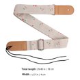 thumbnail image 2 of Miangastore Sangle de Guitare Mignon Coton et Lin Longueur Réglable Performance Musicale Lot de 1, 2 of 8