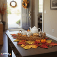 thumbnail image 3 of PMU Thanksgiving Maple Leaves Placemat 13in x 12in Fall Leaf Table Decoration For Autumn Harvest Holiday Party, 3 of 9