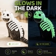 thumbnail image 5 of MIRUXO Pet Dinosaur Costume - 3D Skeleton Design Glow in the Dark | Cozy Plush 3D Halloween Cat/Dog Skeleton Costume, Realistic Dino Skeleton Costume, 5 of 16