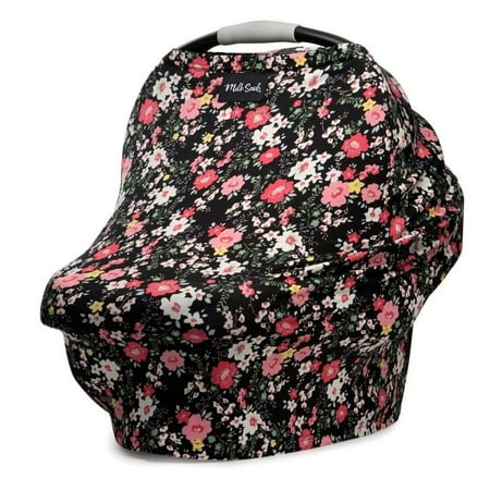 UPC: 0816590020836 | Milk Snob PEONY 5-in-1 Baby Nursing and Car Seat Cover