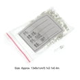 thumbnail image 4 of Advancent 100 Uds condensadores electrolíticos accesorios de equipo iluminación resistente al desgaste suficiente componente electrónico blanco 2 Decoración del hogar Blanco 2 Advancent HA062075-02, 4 of 6