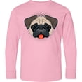 thumbnail image 3 of Inktastic Cute Pug Puppy Dog Long Sleeve Youth T-Shirt, 3 of 5
