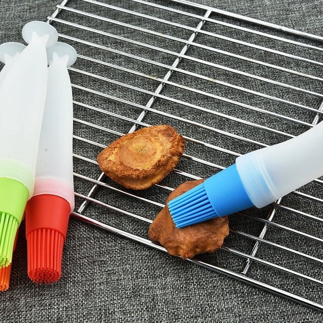 Xihbxyly Cepillo para Botellas de Aceite, Cepillo Multifuncional para Condimentos, Material Resistente Al Calor, Diseño Fácil de Limpiar, Perfecto para Hornear, Asar, Freír, Uso En Exteriores y Cocin