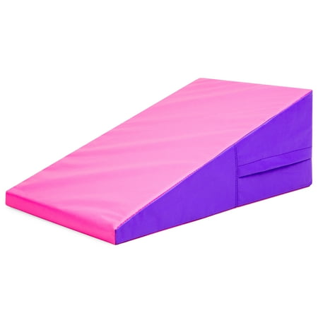 Best Choice Products 38x23x14in Kids Foam Gym Cheese Wedge Mat Incline for Tumbling, Gymnastics - (Best Math Sites For Kids)