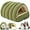 Green, variant on Removable and Washable Winter Closed-Off Cat Bed, Warm Foldable Secure Pet Nest, Comfortable Warm Secure Snuggle Hut, for Indoor Cats and Small Dogs (Beige, M (17.7 * 11.8 * 7.5 in))