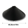 thumbnail image 6 of OIUR Squirrel Baffle for Birds Feeder Pole Universal Squirrel Guard with Spring 19-Inch Squirrel Barrier Stops Squirrels for Shepherd's Hook Birds Houses, 6 of 6