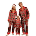 thumbnail image 6 of XEGLSBU Christmas Outfits for Girls Girls Cute Christmas Pyjamas Set Printed Long Sleeve Shirt Trousers Two Sets School Christmas Outfits for Girls A-Red Size 11-12 Years, 6 of 6