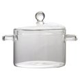 thumbnail image 1 of Casserole en Verre avec Couvercle pour Cuisinière avec Couvercle et Poignée Mijoteuse, 1 of 8