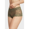 thumbnail image 4 of 6 Packs of SOFRA Women's Nylon Mid Rise Lace Hipster Panty Underwear - Style#7, 4 of 7