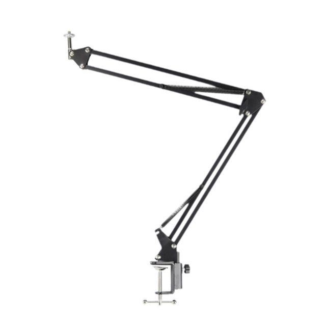 Soporte para teléfono de montaje en techo Soporte para trípode de montaje en techo Accesorio de soporte de mesa Instalación rápida Brazo flexible de Negro