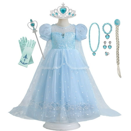Disney filles Belle robe de princesse Cosplay la belle et la bête  déguisement d'halloween pour enfants enfants robe de fête d'anniversaire  2-10y