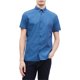 thumbnail image 1 of Calvin Klein Camisa a rayas con botones para hombre, azul, pequeña Calvin Klein  Botones al frente, 1 of 1