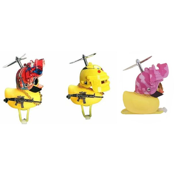 Adorno De Pato Para Manillar De Motocicleta, Adorno De Bicicleta Para Casco De Pato Amarillo Pequeño Yuarrent OD015194-04