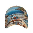 thumbnail image 2 of Wukai Coastal Style Garden Villa Baseball Cap: Comfortable, Stylish, and Adjustable Hat for Sports, Daily Wear, and Outdoor Activities-One Size, 2 of 5