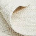 thumbnail image 2 of Tapis Ronds Faits à la Main en Jute Blanc Tressé Taille 5 x 5 Pieds Ronds ( 150 x 150 cm ), 2 of 4