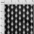 thumbnail image 1 of oneOone Georgette Viscose Fabric Stripe Ikat Printed Fabric 1 Yard 42 Inch Wide, 1 of 4