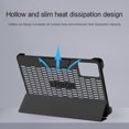 thumbnail image 5 of For Lenovo Legion Y700 (2024) Tablet Case Trifold Stand Leather PC Hollow Back Cover Auto Wake Sleep, 5 of 5