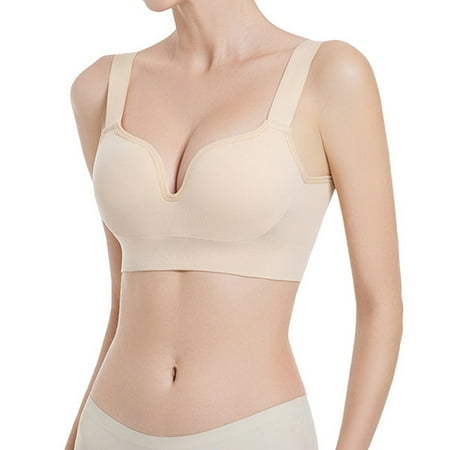 Wireless Bras for Women Water Drop Bralettes High Impact Push Up Gym Yoga Sports Bra Soft Support Underwear