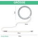 thumbnail image 5 of Lámpara colgante circular, diseño moderno, fácil instalación, 1 anillo, luz suave de alto brillo, eficiencia energética, amplia aplicación para decoración del hogar, altura ajustable, blanco cálido,, 5 of 6