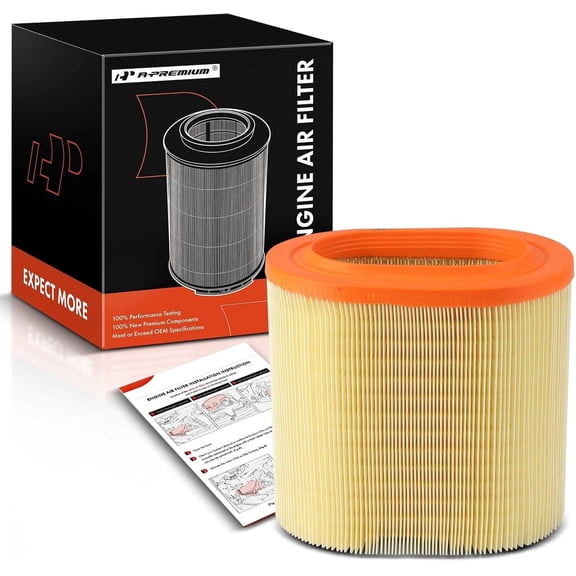 A-Premium Engine Air Filter Compatible with Ford F-250 Super Duty 2017-2019, F-350 Super Duty 2017-2019, F-450 Super Duty 2017-2019, F-550 Super Duty 2017-2019
