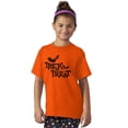 thumbnail image 4 of Happy Halloween Trick or Treat Bats Crewneck T Shirts Boy Girl Teen Brisco Brands S, 4 of 6