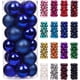 thumbnail image 2 of Emopeak 24 bolas de Navidad adornos para árbol de Navidad – decoraciones de árbol de Navidad inastillables, bola colgante para decoración de fiesta de boda, color azul real, 2 of 4