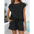 thumbnail image 5 of 2 Piece Sets for Women Casual Summer Black S, 5 of 8