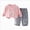 Pink 0726, variant on Toddler Girls Clothes Outfits 6 9 12 18 Months 2T 3T 4T 5T Toddler Girls Fall Winter Clothes Girls Lace Bow Pullover Denim Pants 2PCs Set Dailywear Hot Pink Size 6-12 Months