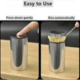 thumbnail image 5 of Toothpick Holder, Automatic Stainless Steel Toothpick Holder with Click Opening, Modern Toothpick Storage, 5 of 5
