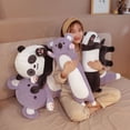thumbnail image 2 of 50-130cm Panda gigante de peluche juguete cilíndrico Animal refuerzo almohada Koala peluche amigo durmiente, 2 of 5