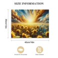 thumbnail image 3 of JRXY DB2975 Sunflower Wall Art Flower Wall Art Sunset Rustic Pictures Canvas Print Painting Framed and Stretched Ready to Hang for Living Room Bedroom Office 16x12in, 3 of 6